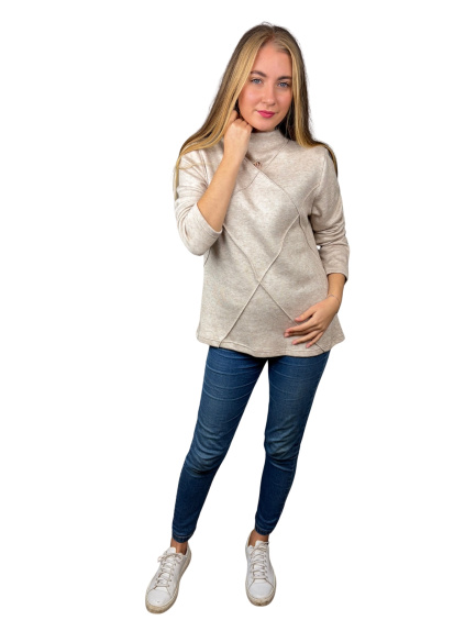 damsky rolakovy top royal bezova 1