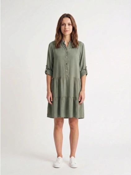 kosilove saty spirit khaki pohled zepredu
