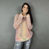 Stylový rolák RUBY – barva starorůžová, pohled 3