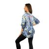 Dámská stylová halenka Floral modrá (3)