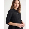 kosilove saty spirit cerna detail vystrihu