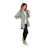 Mikina Sage – barva khaki, pohled 2