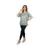 Tričko Jade – barva khaki, pohled 2