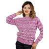 Svetr Lily – barva magenta, pohled 2