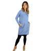 mikinově šaty Opal modrá (3)