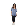 Top Anwen (Barva Džínově modrá, Velikost UNI)
