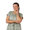 Dámské šaty Sandra – barva khaki, pohled 2