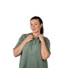 Top Claret – barva khaki, pohled 2