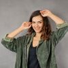 Mikina Emma – barva khaki, pohled 2