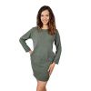 Dámské šaty Georgia – barva khaki