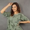 Top Linea – barva khaki, pohled 2