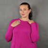 Svetr Allison fuchsia (2)