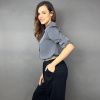 Košile Selin – barva šedá, pohled 3
