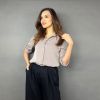 Košile Selin – barva hnědá, pohled 2