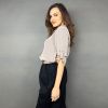 Košile Selin – barva hnědá, pohled 3