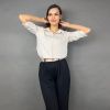 Košile Selin – barva béžová, pohled 3
