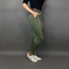 Kalhoty Melis – barva khaki, pohled 2