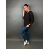 damsky pleteny top ivera tmave hneda 2