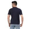 Pánské tričko HOSH Classic Navy – na modelu zezadu