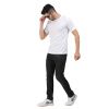 Pánské tričko HOSH Classic Bílá – na modelu z boku