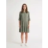 Dámské košilové šaty Spirit khaki