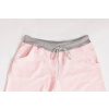 Dámské jednobarevné kraťasy detail růžové
