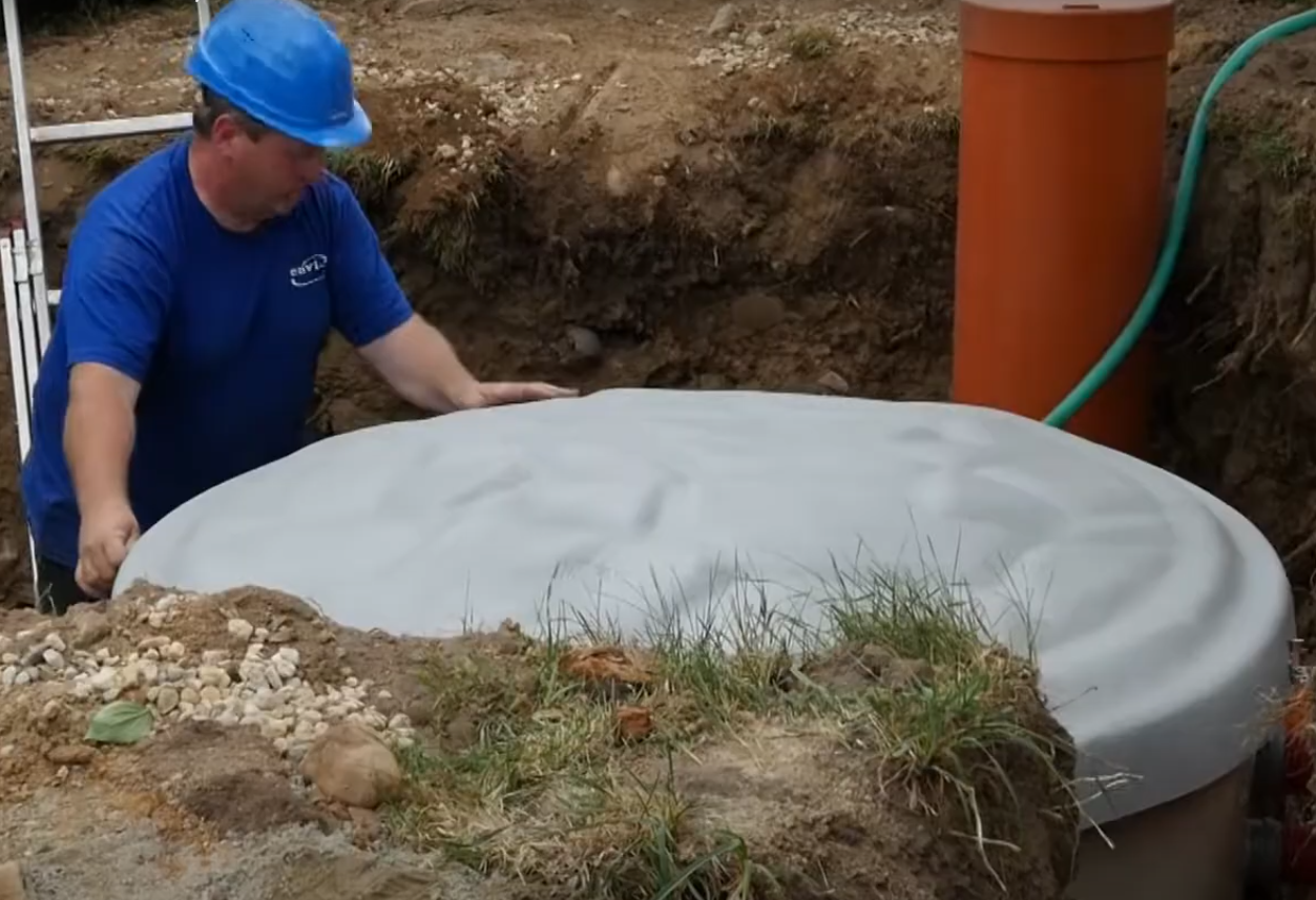 Video - instalace domovní čistírny odpadních vod