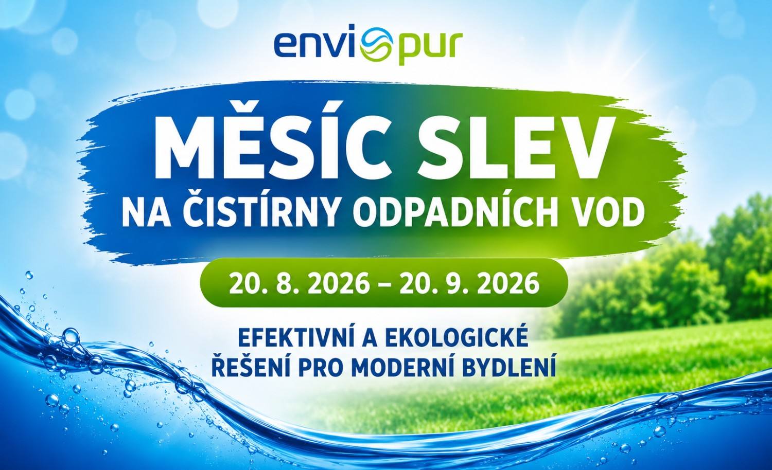 Využijte měsíc slev na čistírny od  20.8. do 20.9.2026!