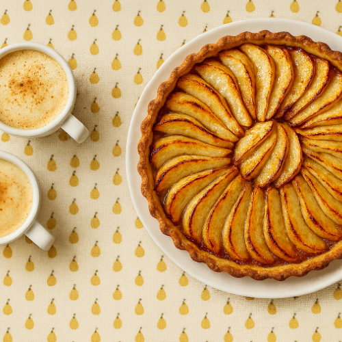 Hruškový koláč do kulaté formy