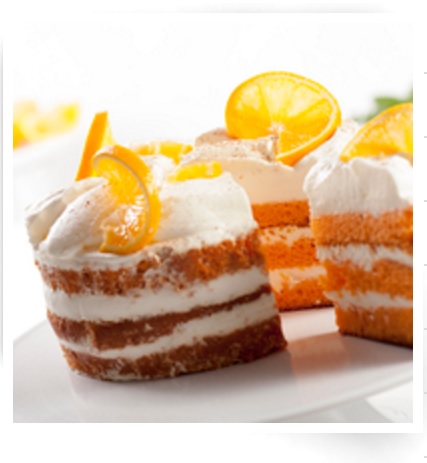 Šťavnatý pomerančový dort