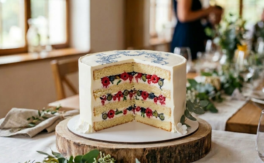 Dort s jedlým papírem a ovocem uvnitř