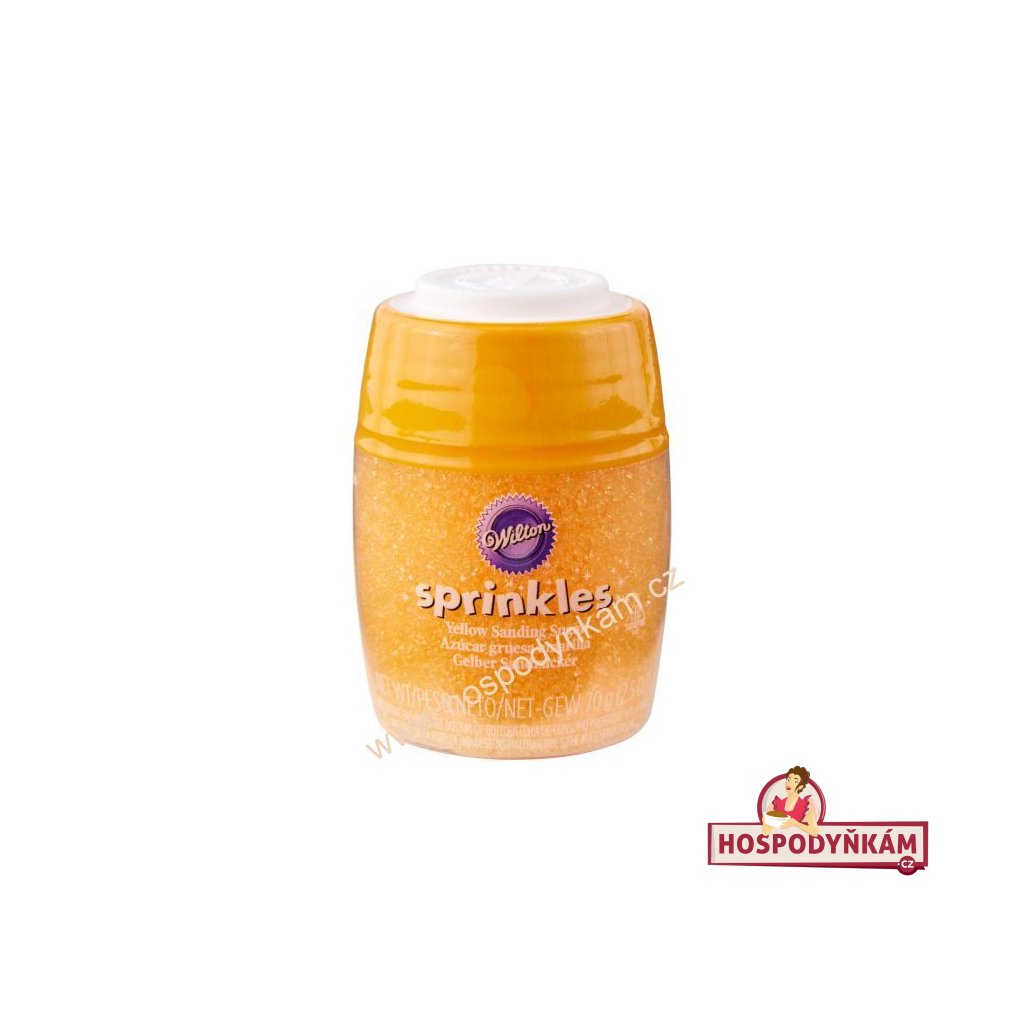 Wilton Cukrový píseček žlutý 70g