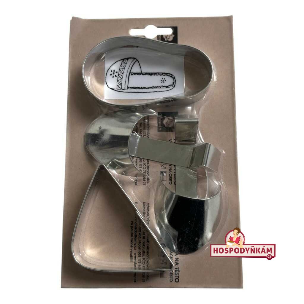 Sada vykrajovátek pantoflíček 1