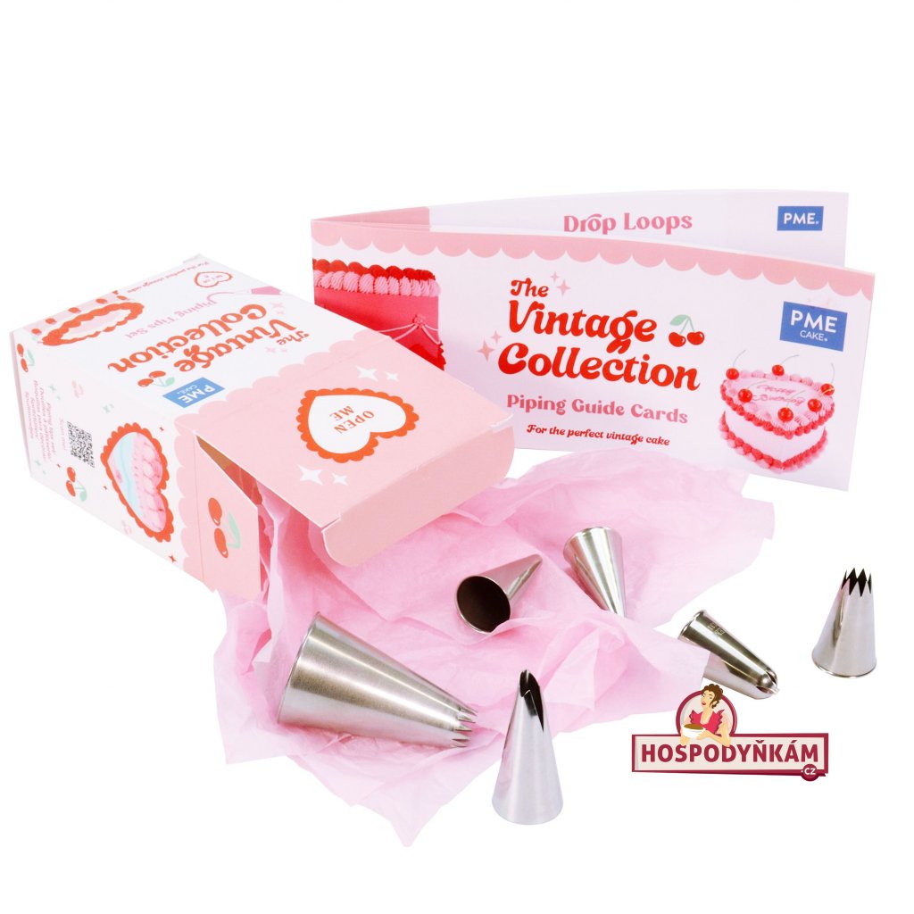PME Zdobící špičky Vintage Collection 6ks