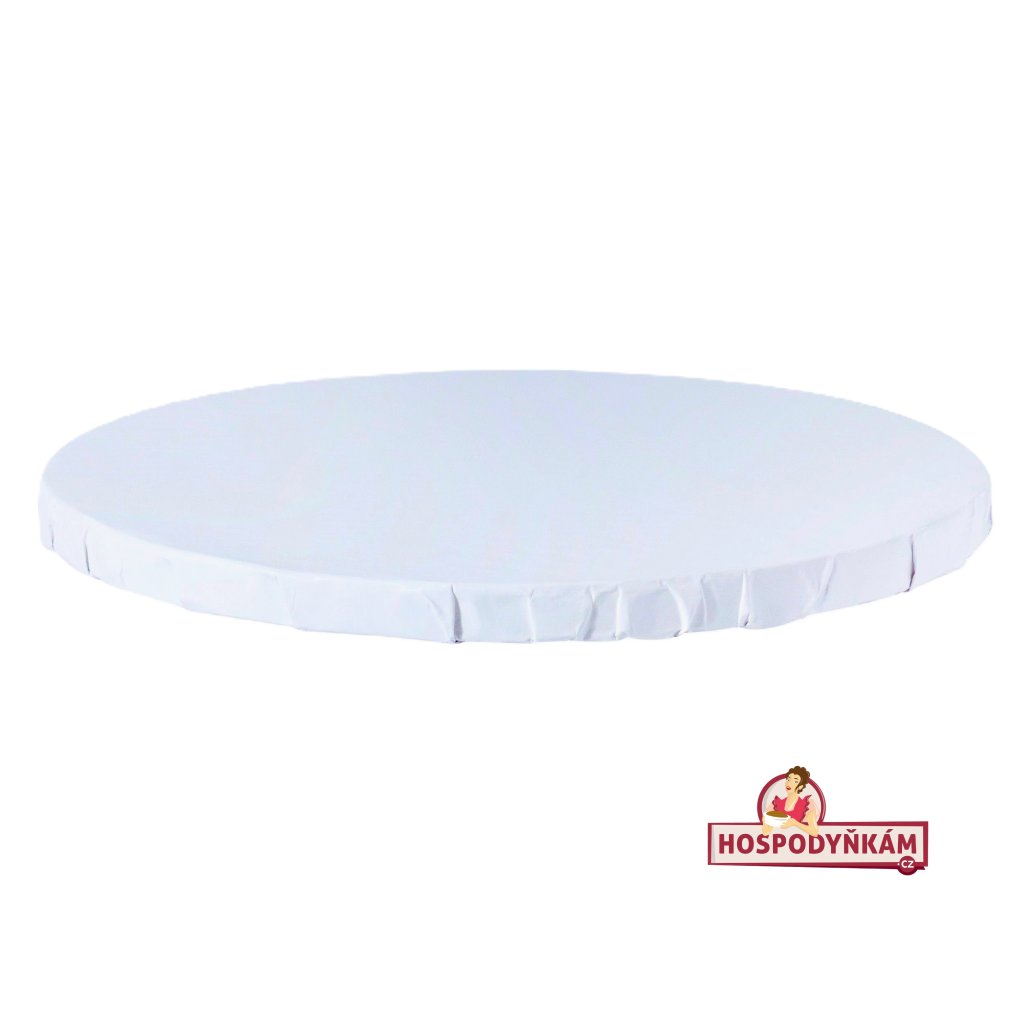 PME Tác na dort bílý kruh (extra pevný) úprava