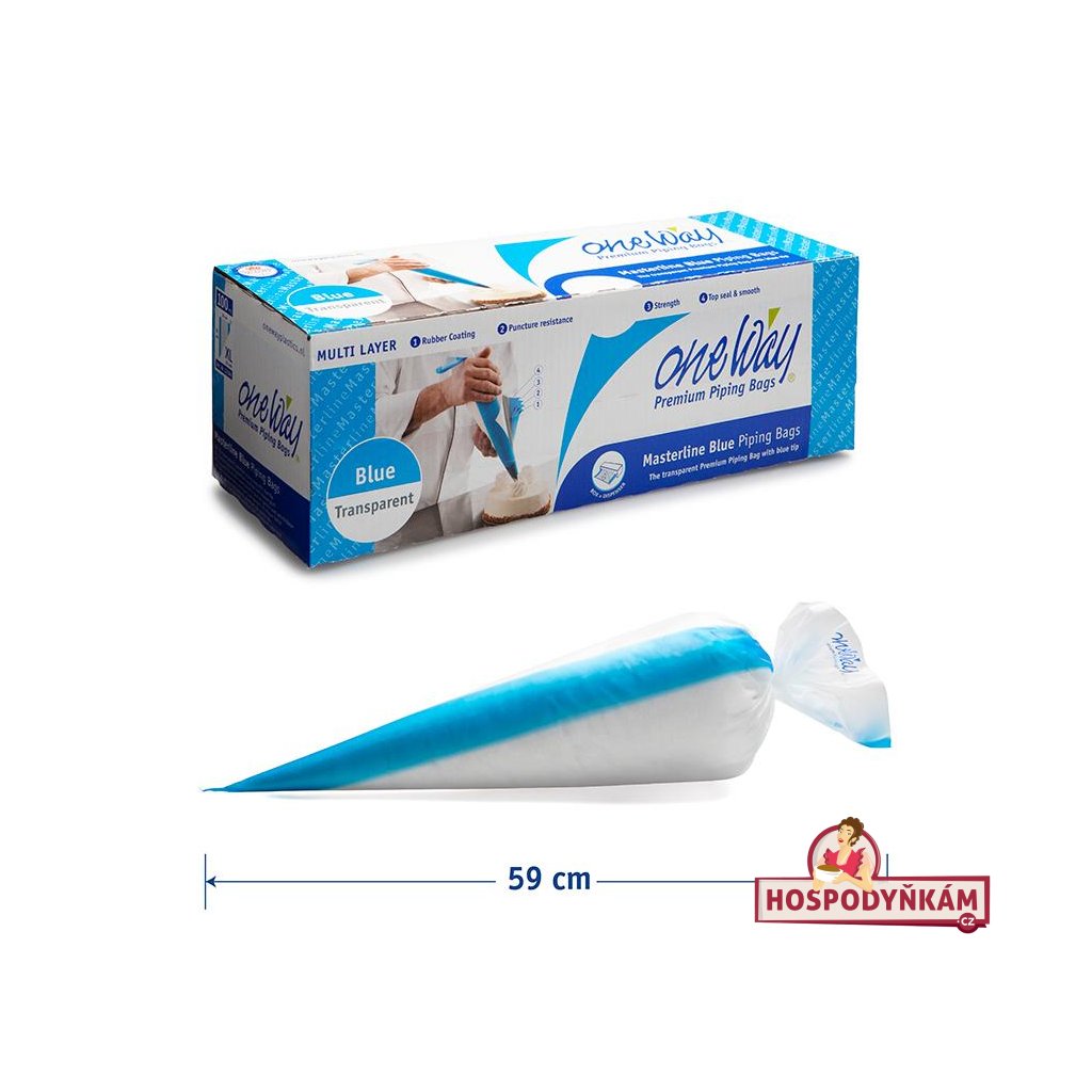 One Way Cukrářský sáček Masterline Blue XL (59x28cm) 100ks