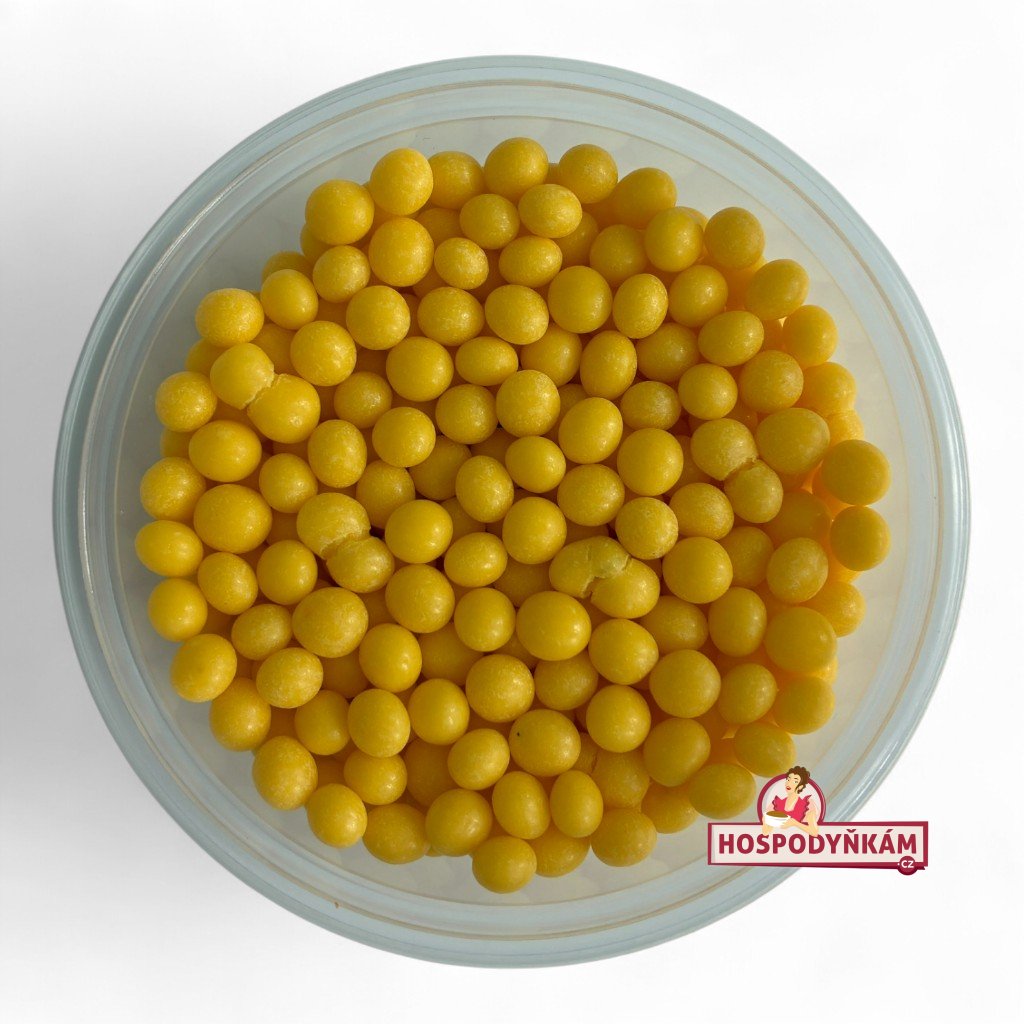 Rýžové perličky Pastelově Žluté 40g