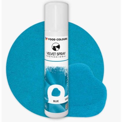 Food Colours Sametový sprej Blue 100ml