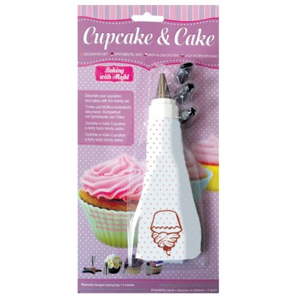 Zdobící sáček se 4 špičkami Muffin