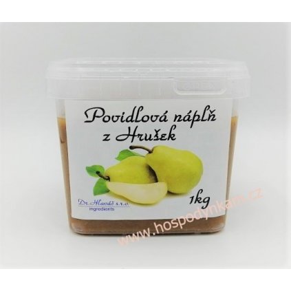 Povidlová náplň z Hrušek 1kg (termostabilní)