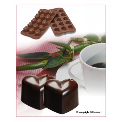 Silikonová forma na čokoládu Monamour