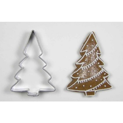 Nerezové vykrajovátko stromek