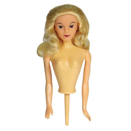 Figurka na dort zapichovací panenka blondýna