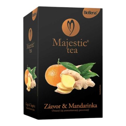 ovocný čaj zázvor a mandarinka
