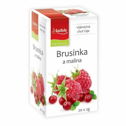 ovocný čaj brusinka a malina