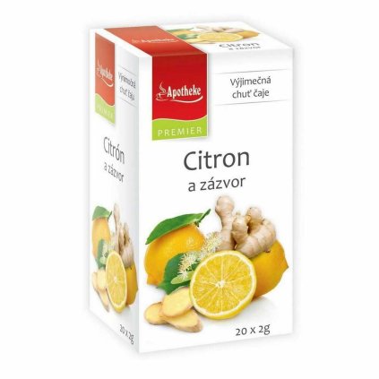 byliny caj citron a zazvor