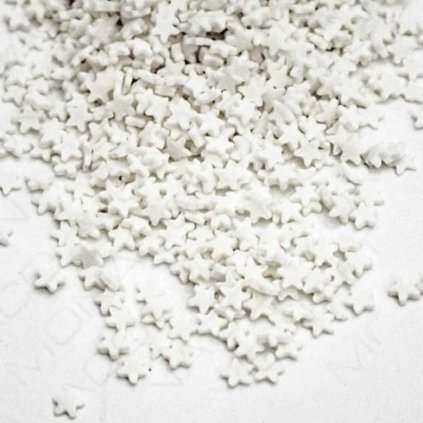 Cukrové zdobení Hvězdičky bílé 30g