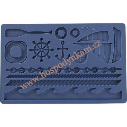 Silikonová forma na marcipán - Nautical