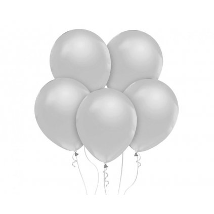Balónky metalické stříbrné 10ks