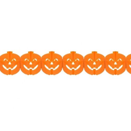Girlanda Halloweenské dýně